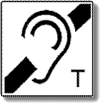 Hard of Hearing Symbol