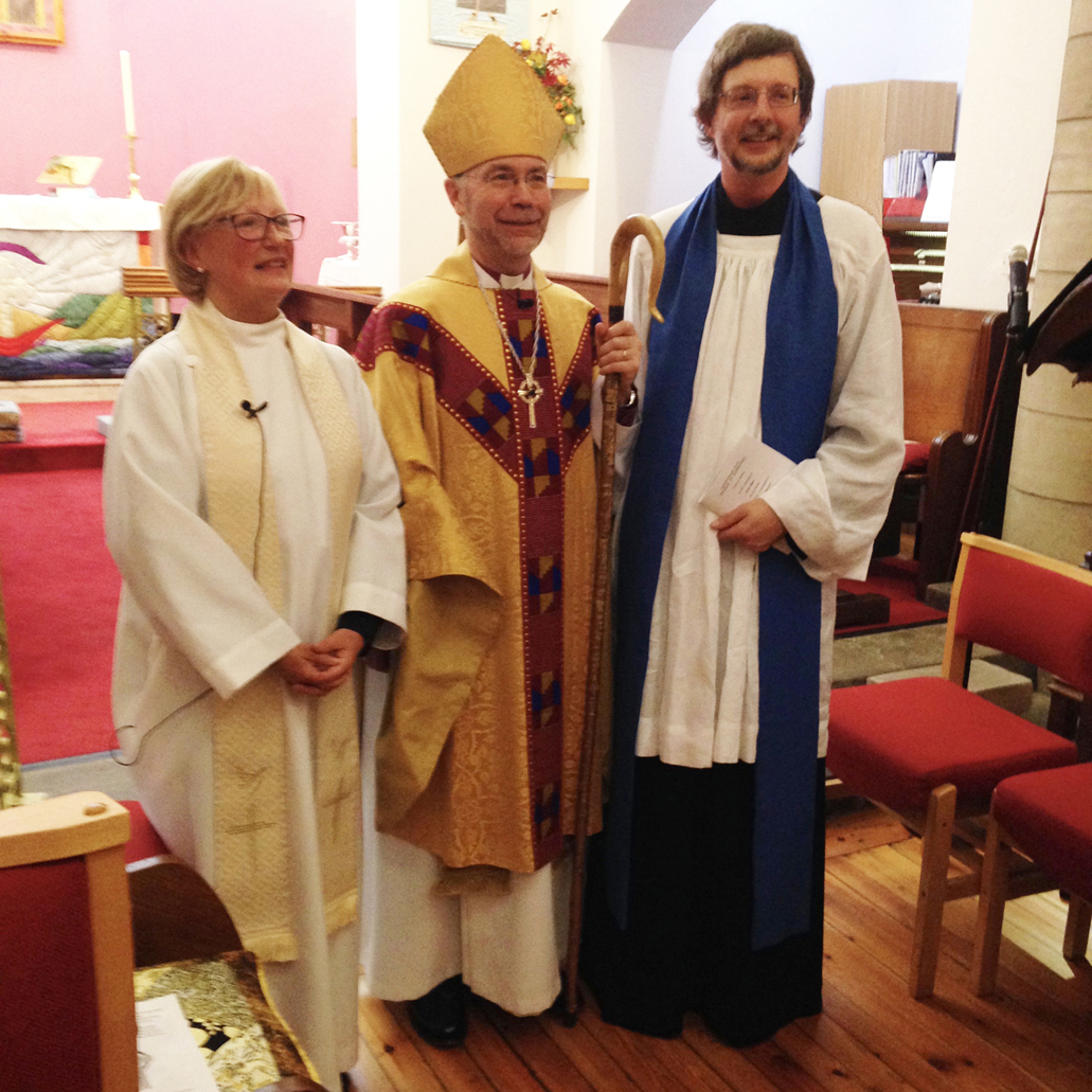 John 			with Bishop John and our Rector Christine